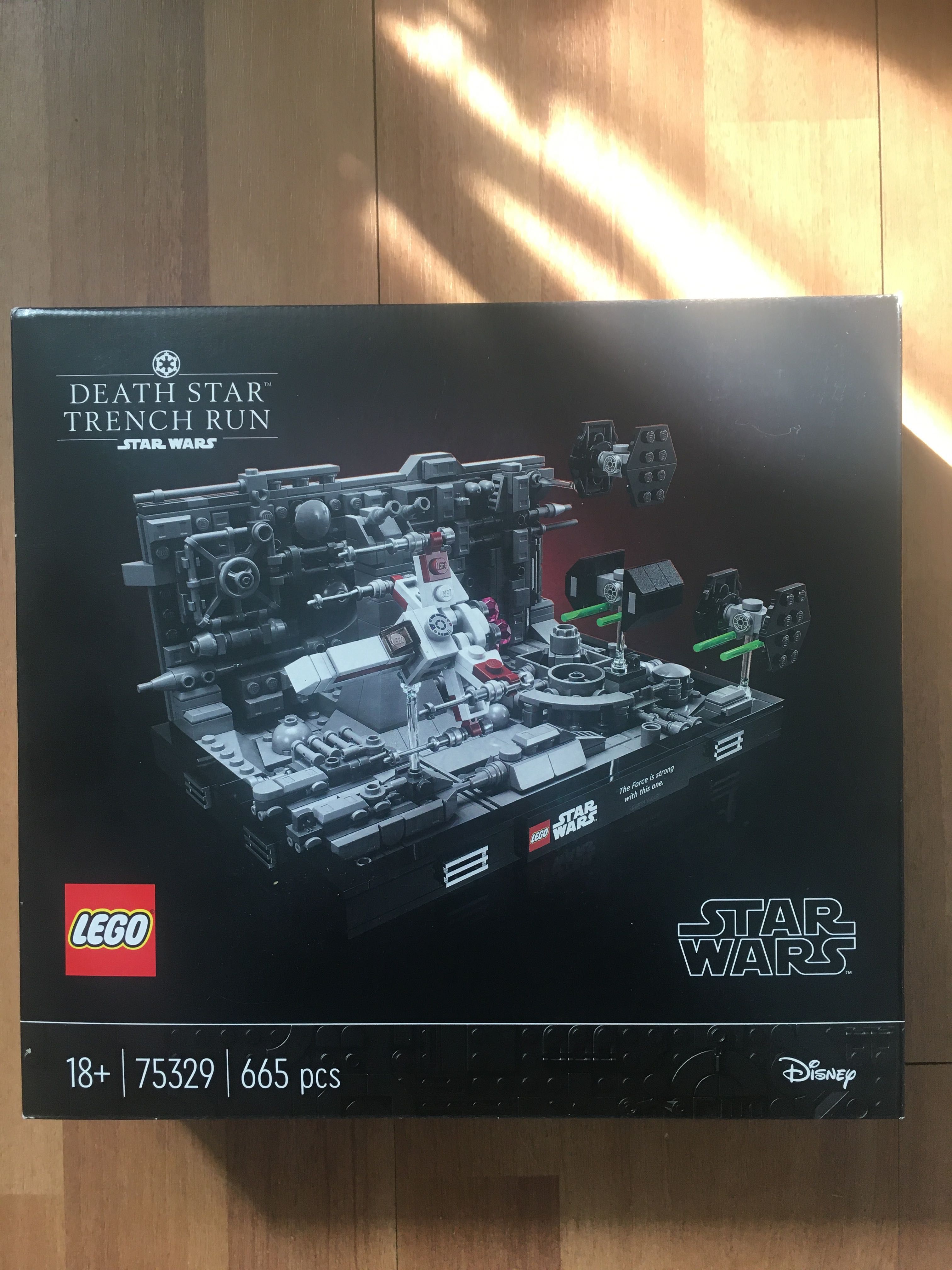 Lego Star Wars 75329 diorama Death Star Trench Run sigilat