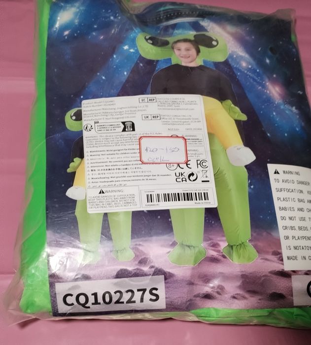 Costum extraterestru copii nou sigilat