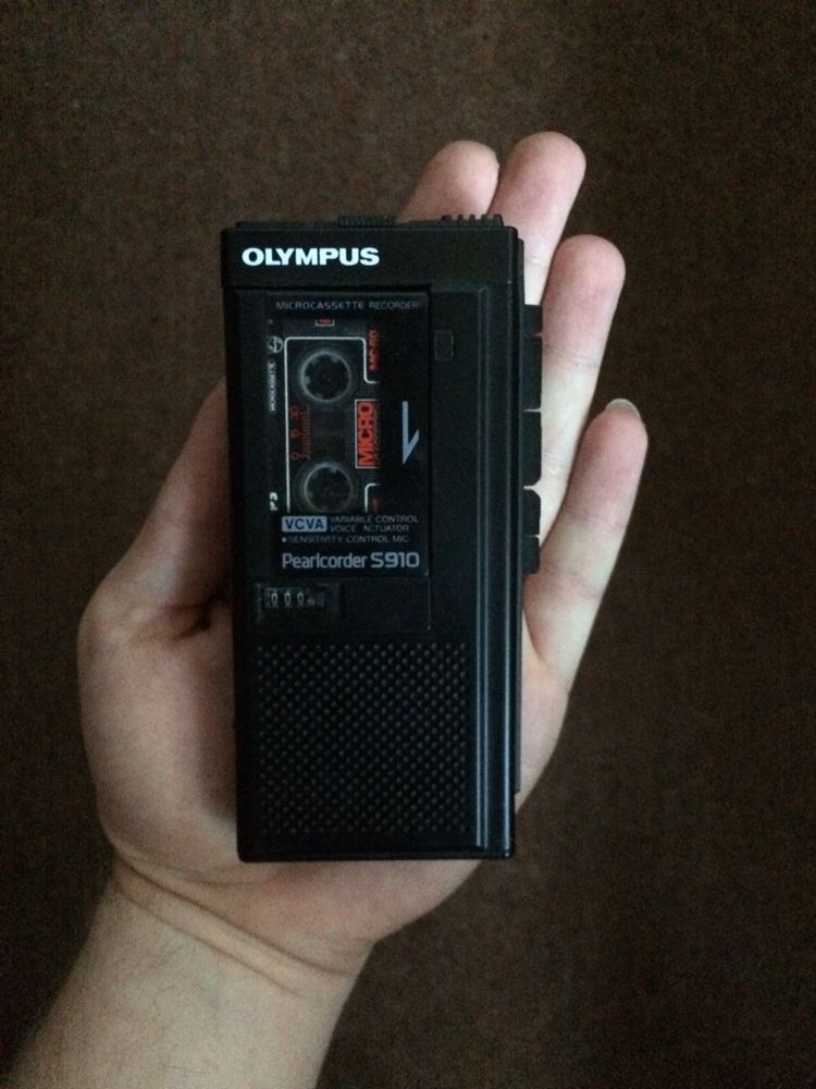 Olympus Pearlcorder s910 microcassette reportofon recorder