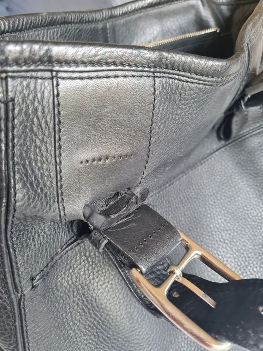 Geanta mare din piele naturala