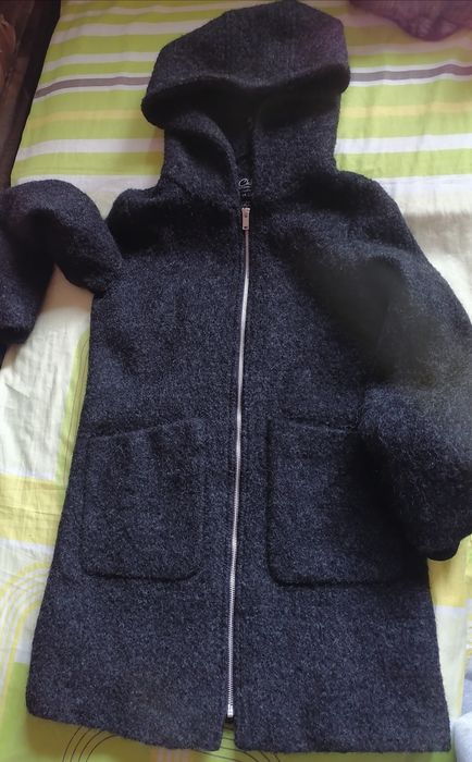 Palton lână negru 36/S
