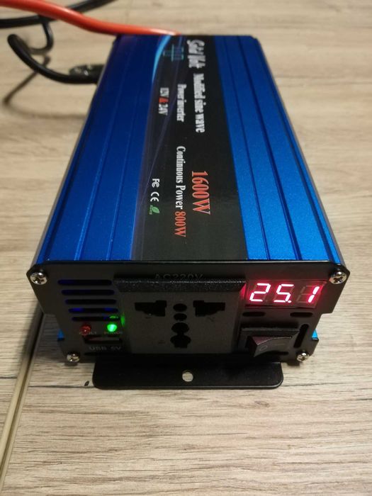 Invertor 800W/1600W unda modificata, 12V si 24 V – 220V