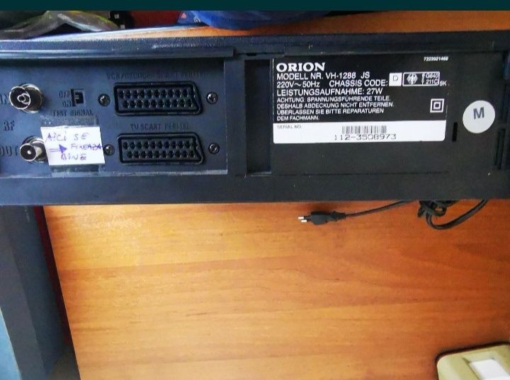 Video recorder Orion DEFECT
câteodată citește caseta reda dar de marea