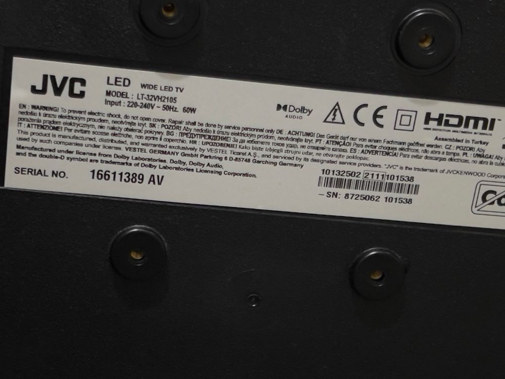 JVC 32’ LT-32VH2105