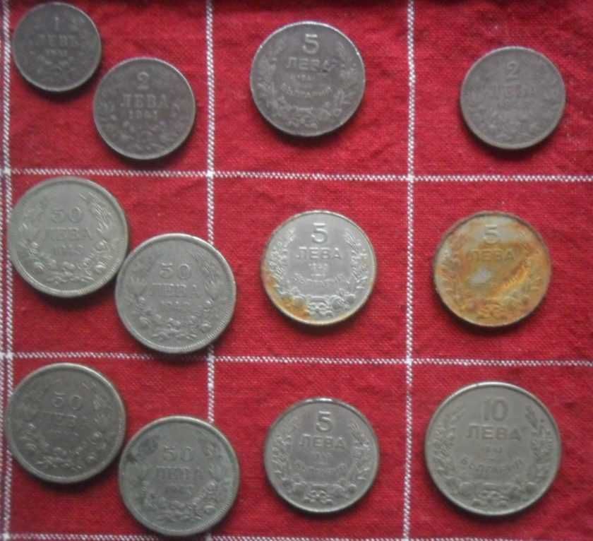 Лот от 7 номинала на четиринадесет монети от 1941, 43г-цар Борис III