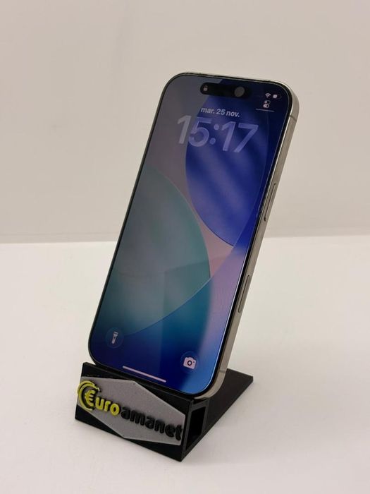 Telefon mobil Apple iPhone 16 Pro, 128GB, 5G, Natural Titanium -A-