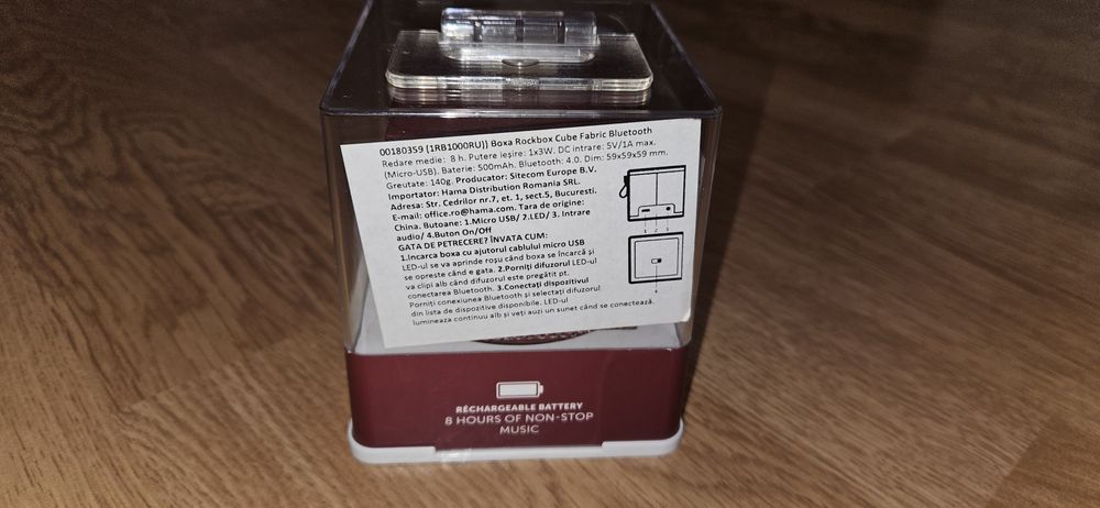 Boxa portabila Fresh'n Rebel Rockbox Cube