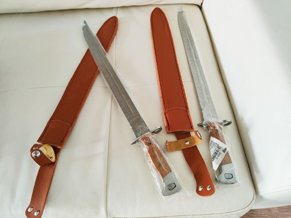 Maceta 50 Cm , Sabie Maceta + Husa din piele / Cuțit Militar Tactic