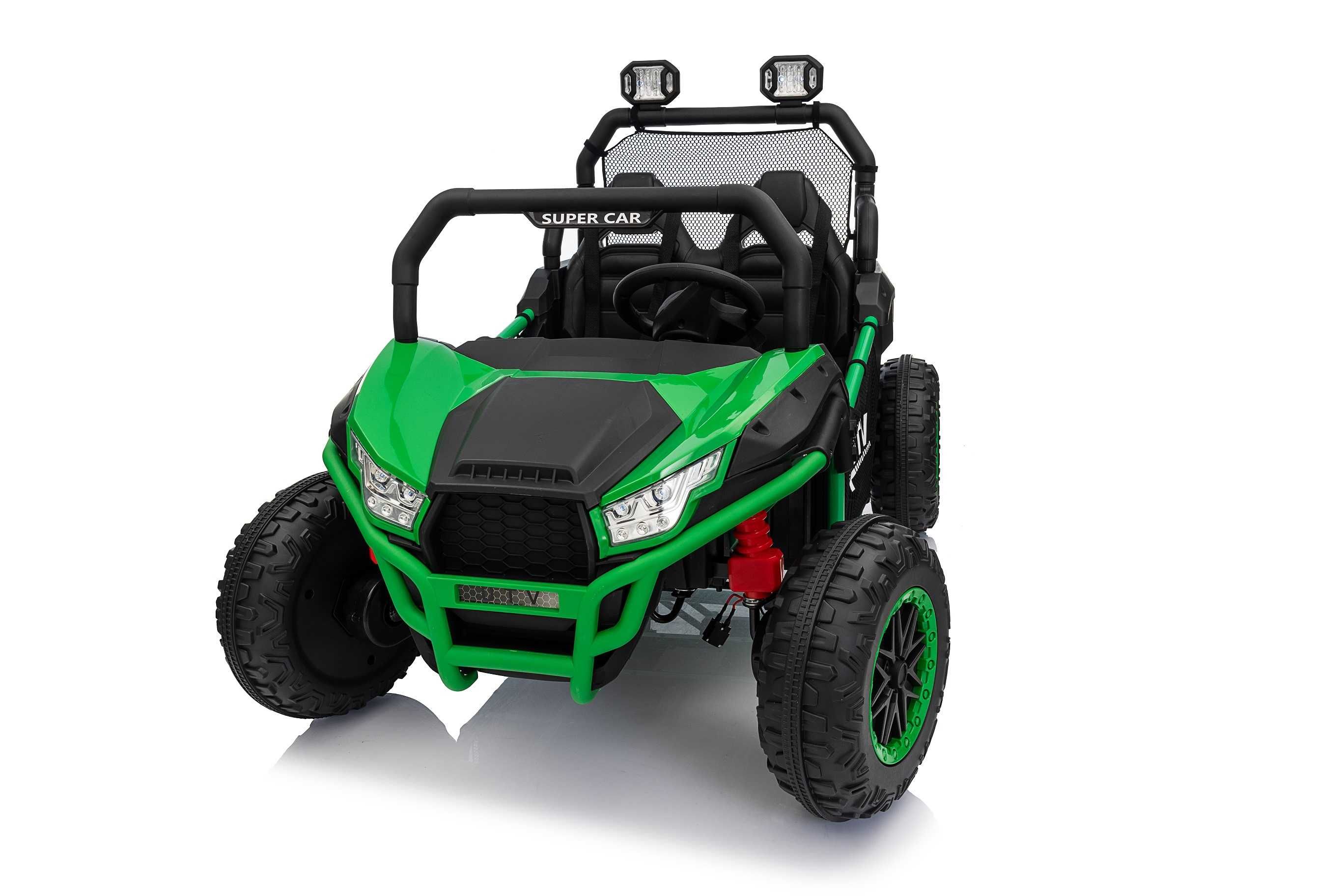 UTV electric pt. 2 copii Kinderauto BJJC307 4X 200W, 24V 10Ah Green