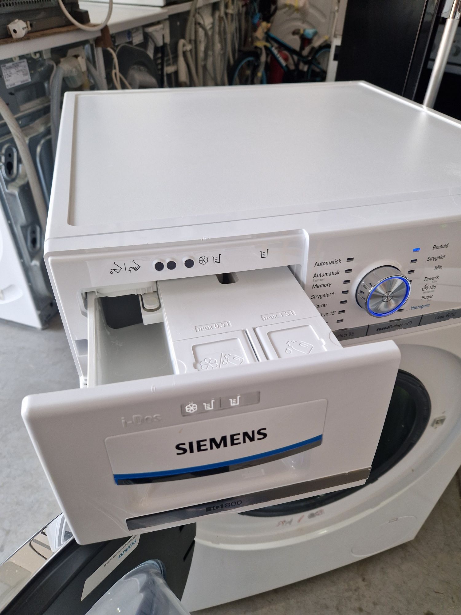 Пералня SIEMENS IQ800 8кг I-DOS A+++