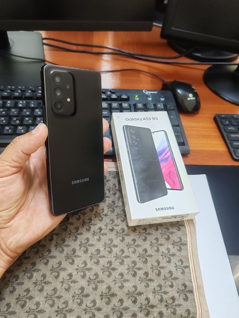 Samsung A53 5G 8/256gb(2023)ideal ochilmagan usta kurmagan aybi yuq