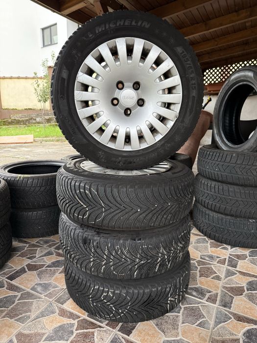 195/65R15 Michelin Alpin 5 Set 5x100 roti iarna SAAB, Opel