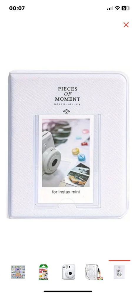 Instax mini 12 белый