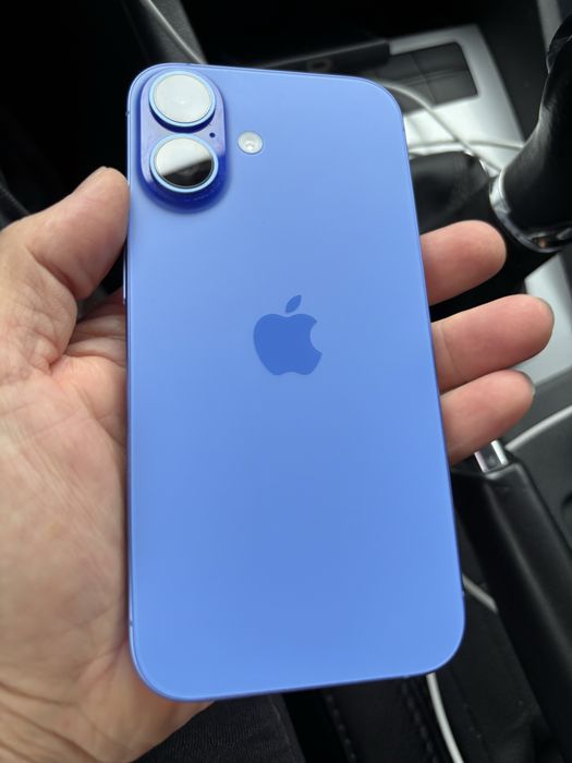iPhone 16 128 GB condiție ok gri silver roz rose baterie 100