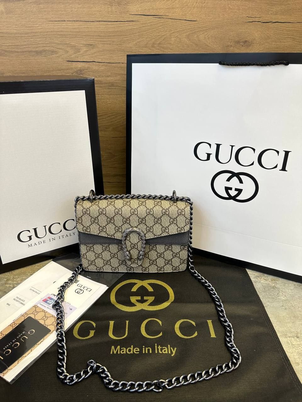 Мини дамска чанта - Gucci