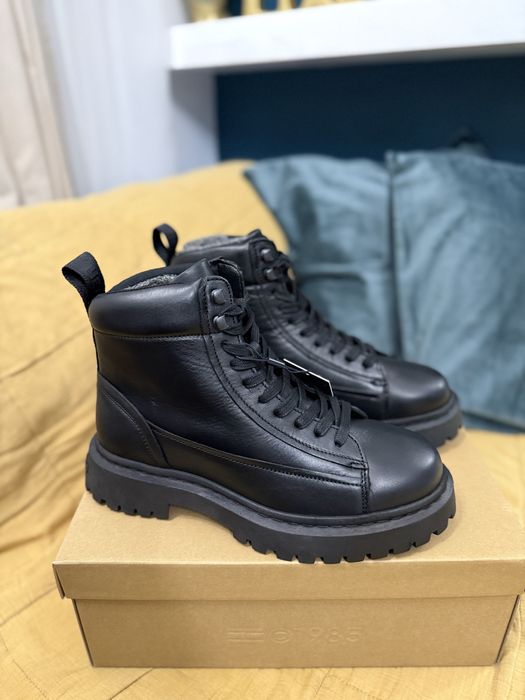 Tommy Jeans Lace Up Boot bocanci piele neagra marimea 41 noi originali