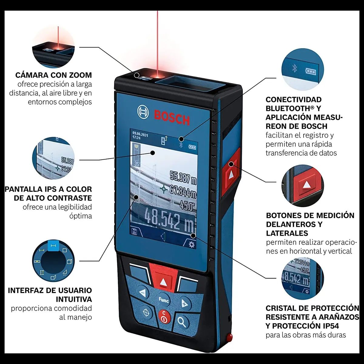 Лазерный дальномер Bosch Professional GLM 100-25 C