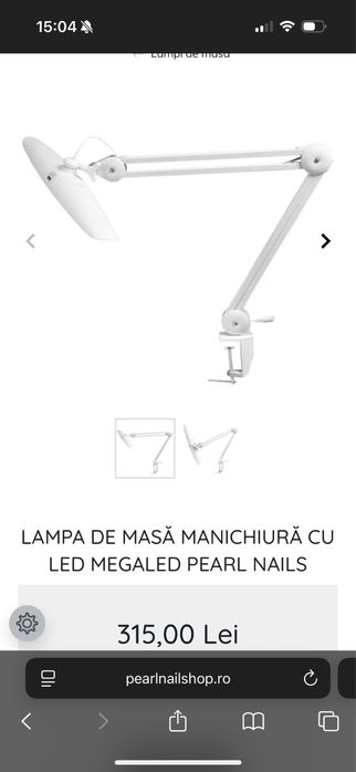 Lampă de masă