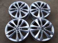 Jante 17 originale mercedes c class , 5x112 , 7j et 48.5 + senzori