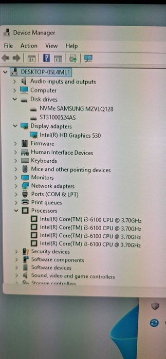 Calculator Dell SFF i3 8GB RAM, SSD NVMe + HDD, HDMI, Windows 11