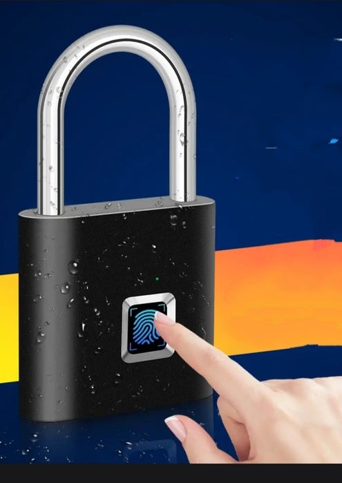 Продам навесной замок с отпечатком пальца