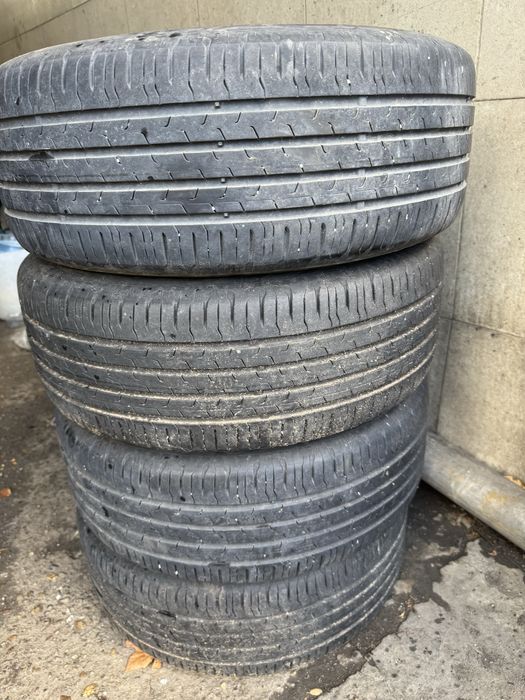 Jante tablă cu anvelope continental vw/skoda/seat R16