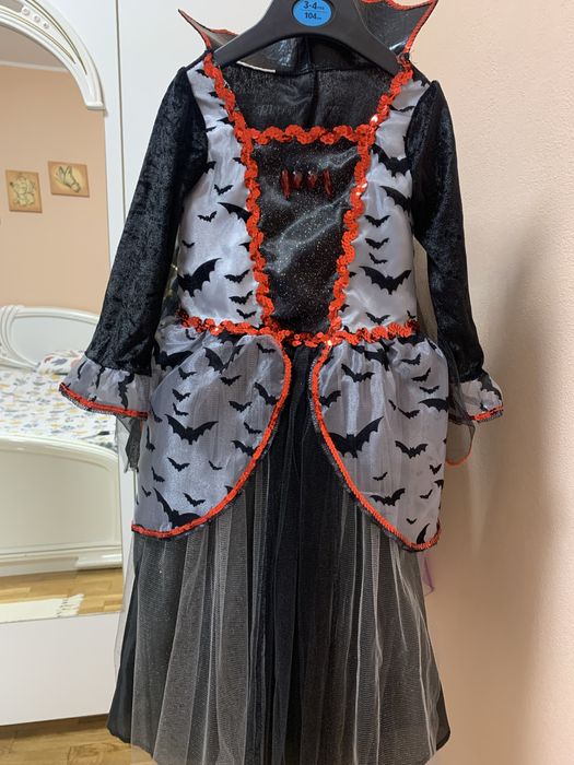 Rochie vampir Halloween marime 110/116