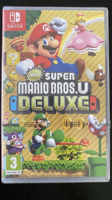 SIGILAT Joc New Super Mario Bros U Deluxe pentr Nintendo Switch