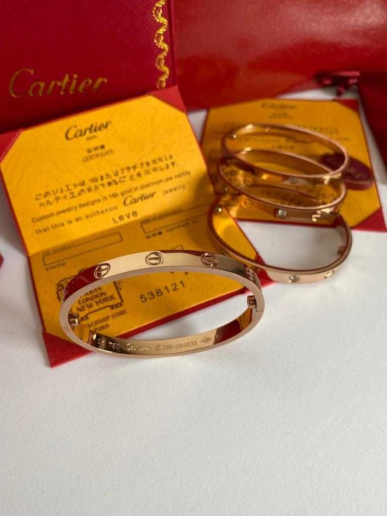 Brățară Cartier LOVE 19 cm Rose Gold 750