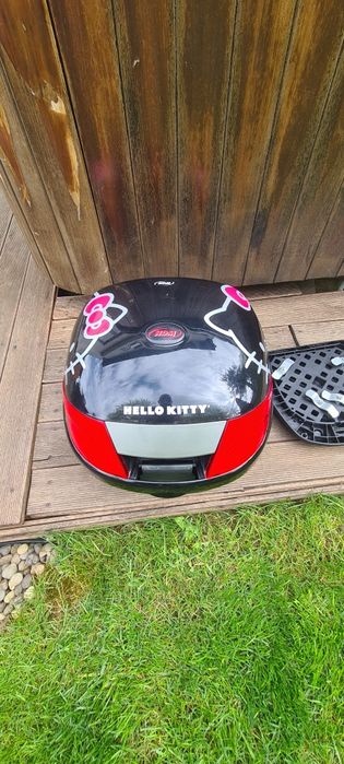 Topcase Hello Kitty cu sisten de fixare inclus