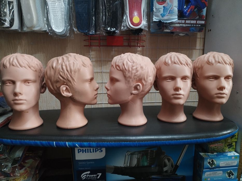 Манекен голова мужской женский детский