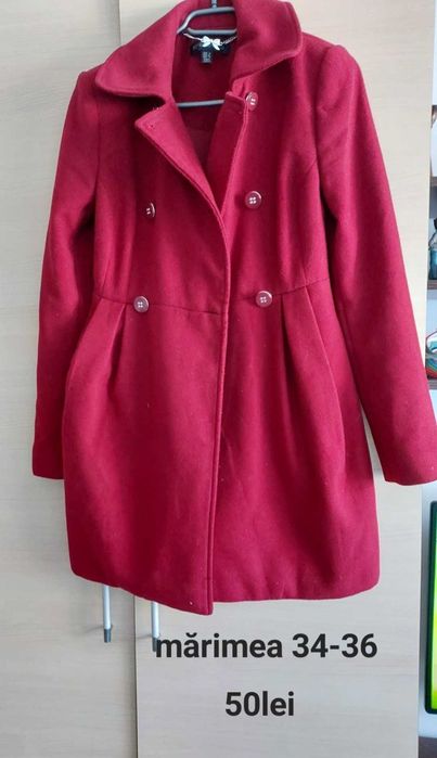 Palton superb roșu
