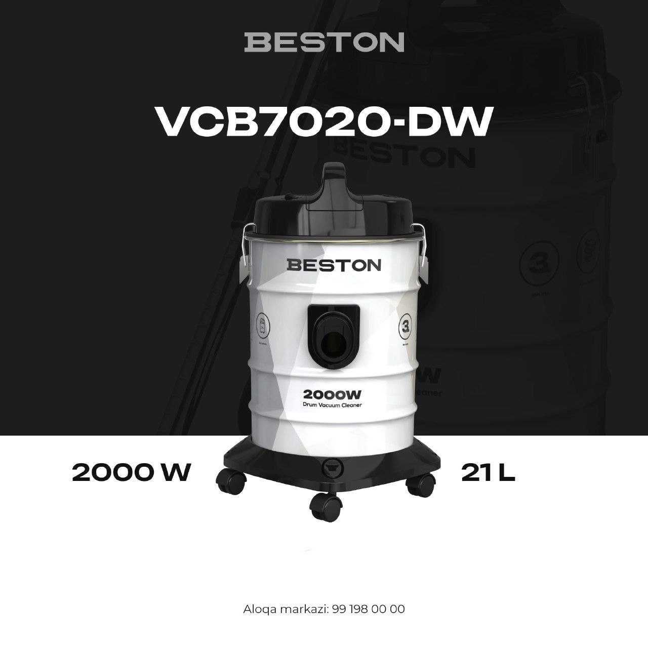 Пылесос Beston 21L/доставка бесплатно/гарантия есть