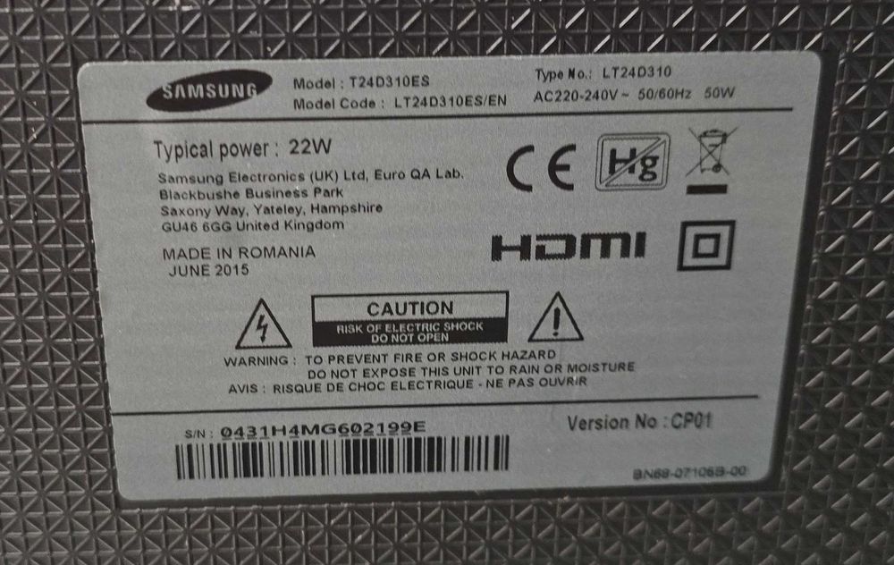 Televizor led Samsung T24D310 - 24 inch/61 cm - functional perfect