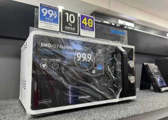 Микроволновая печь Samsung (23L)  Ceramic Inside Model: MS23K3614AK/UZ