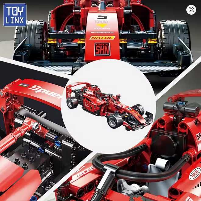 Joc constructii tip Lego technic  F1 Ferrari 455 piese TOYLINX
