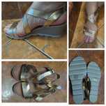 Sandale aurii marimea 38