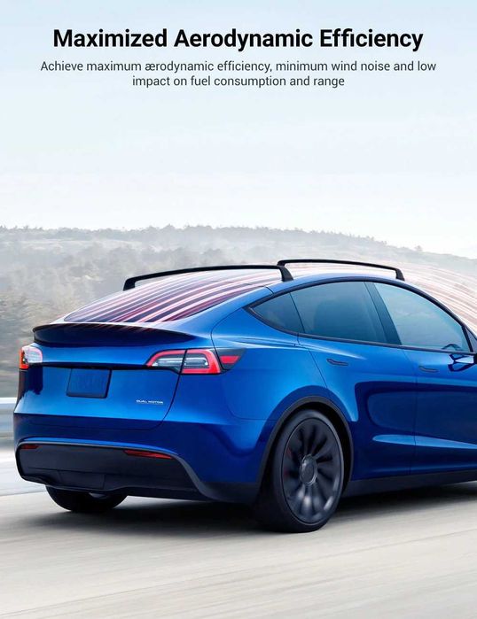 Багажник за покрив Tesla Model Y (алуминиев roof rack)