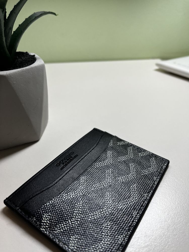 Goyard Cardholder Portofel Negru Piele