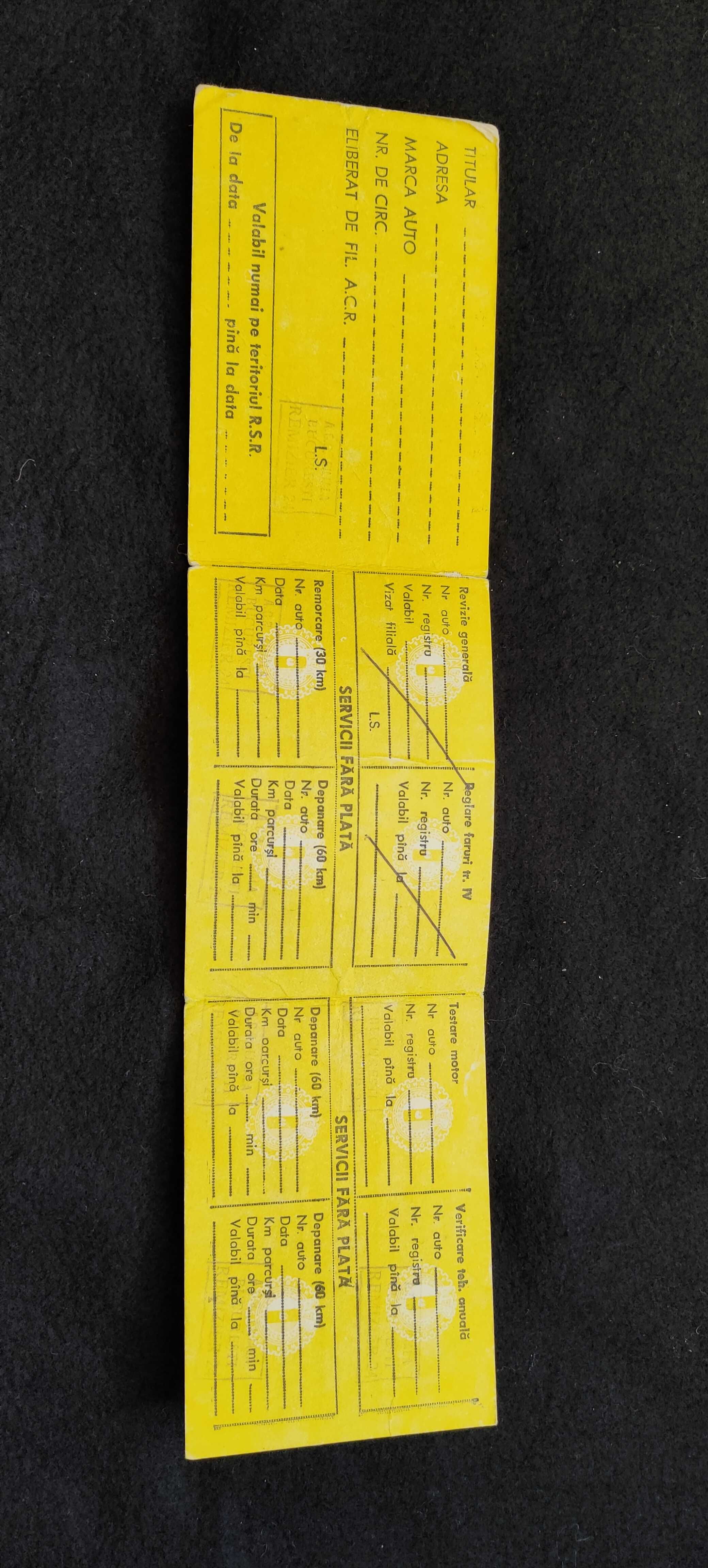 Carnet de asistenta tehnica ACR