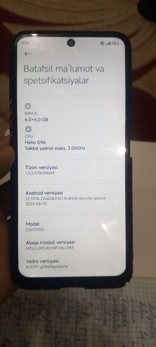 Redmi not 11s arzon telefon