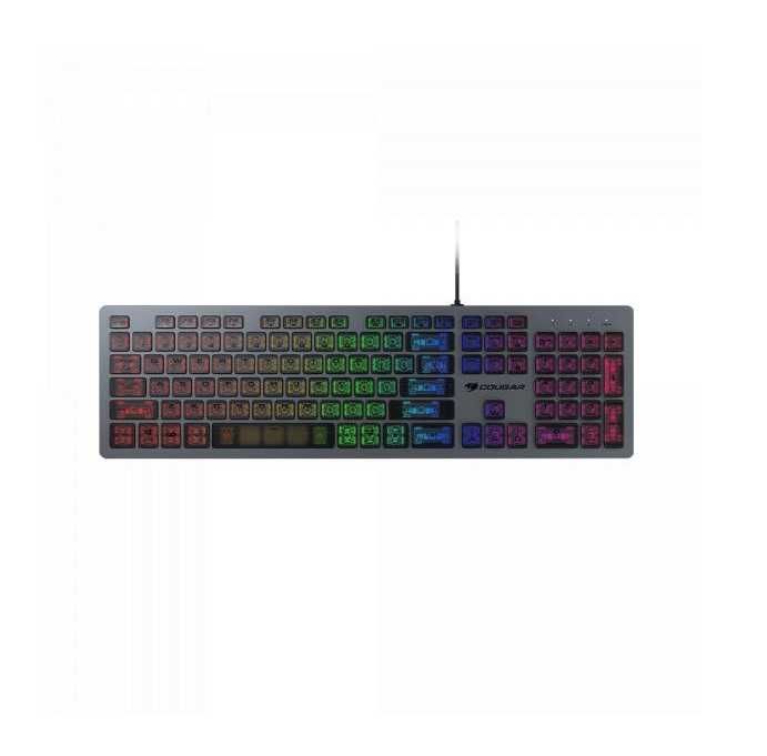 ! Keyboard Cougar|VANTAR AX|ножничная|USB A|RGB|1.6м цена с НДС