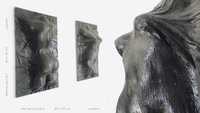 Уникална 3д картини женско тяло изкуствен камък гланц