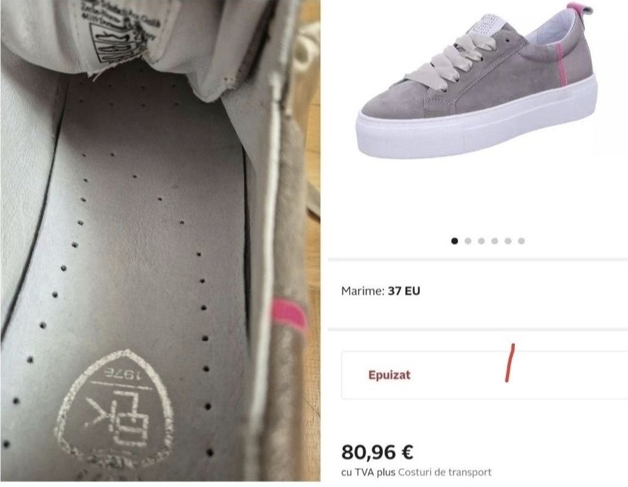 Pantofi sport BLK 1978, mărimea 40, Portugalia