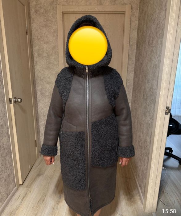 Продам женскую дву стороннию дубленку,в отличном состоянии