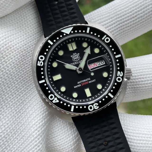 STEELDIVE SD1972 20Br Double Calendar SEIKO NH36 Diver captain willard
