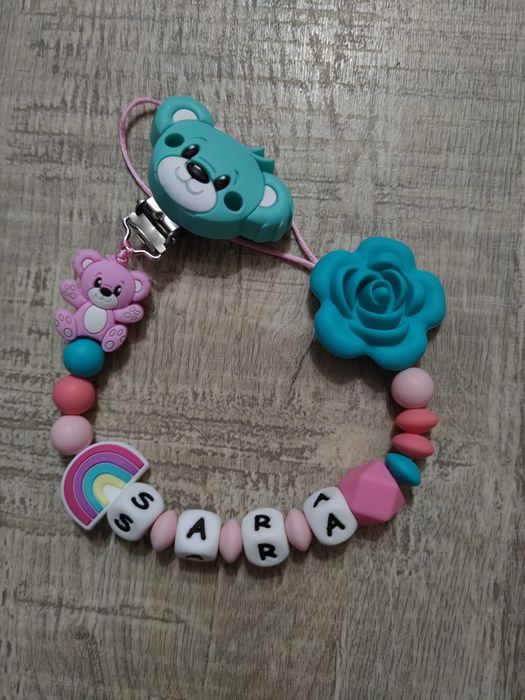 Lantisor pentru suzeta, cadoul perfect pentru nou-nascut sau botez!