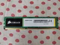 Memorie Ram Corsair 4 GB (1 X 4 GB) 1600Mhz, CL 11.