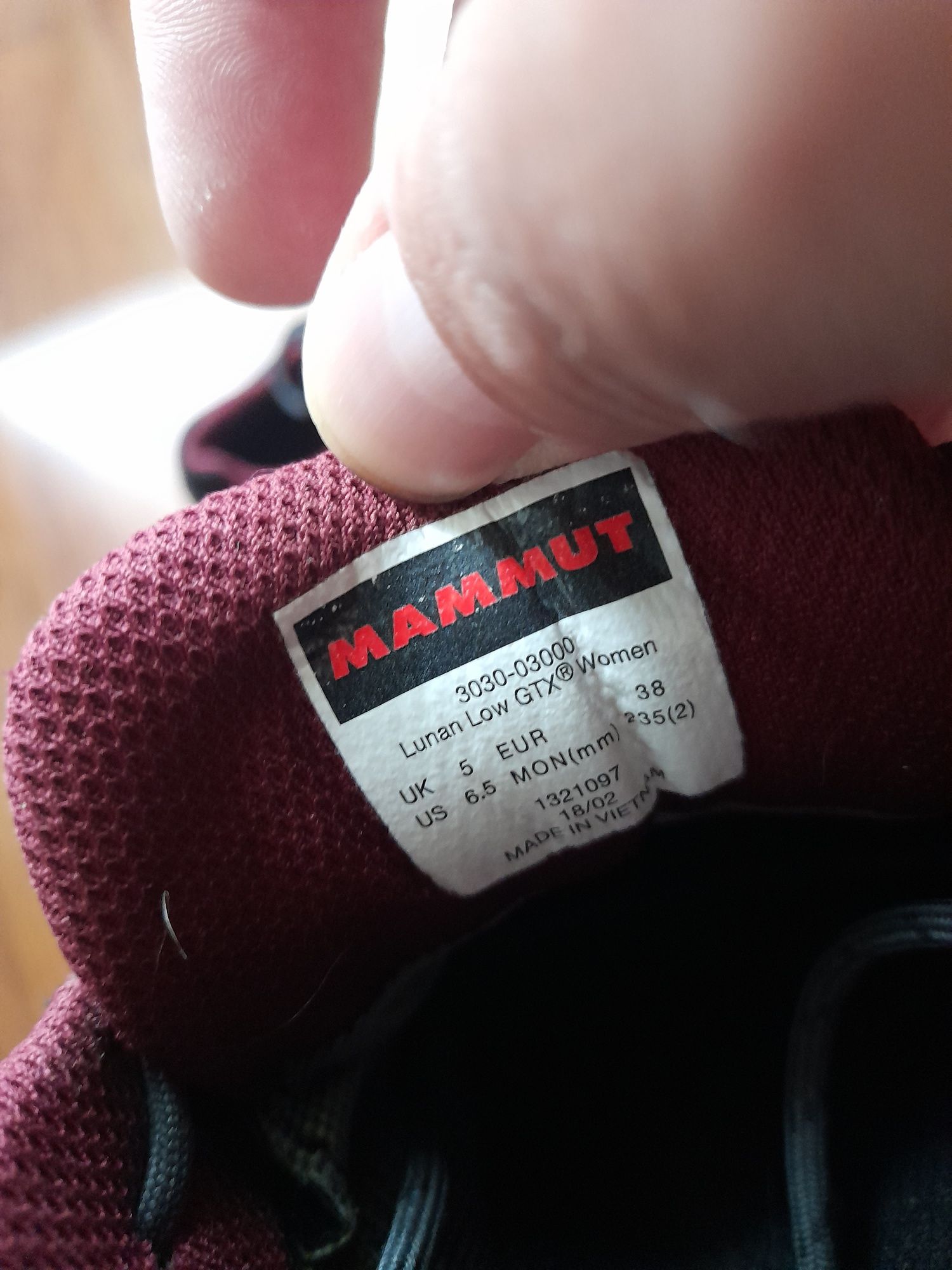 Mammut gore tex дамски обувки 38 номер.