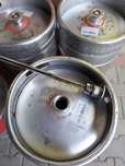 Butoi bere 50 l,inox, inchidere cu ciuperca